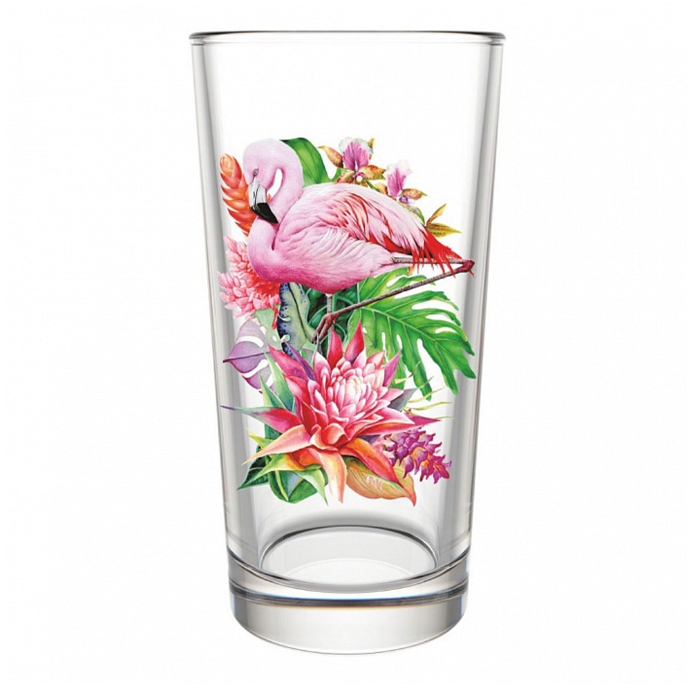 Набор стаканов для сока "Фламинго в тропиках", 6 шт, 146Д