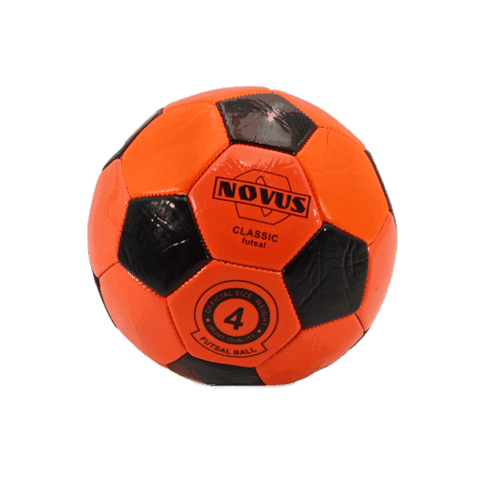 Мяч футбольный, оранжевый