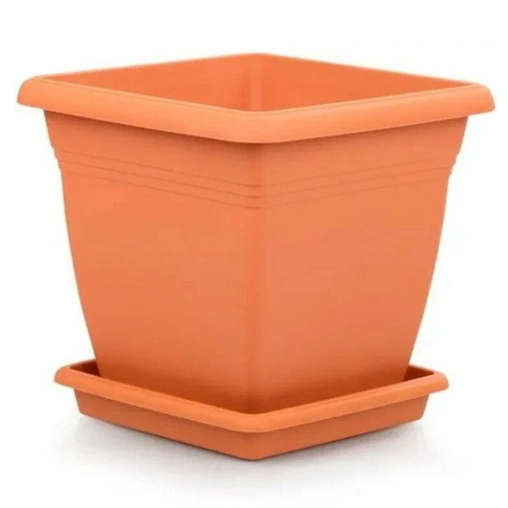 Горшок "Вилла", с поддоном, квадрат 110 л