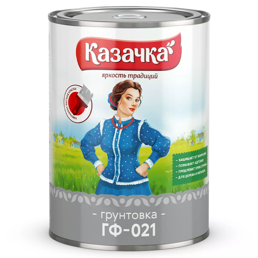 Грунт "Казачка", ГФ021, красно-коричневый, 900 г