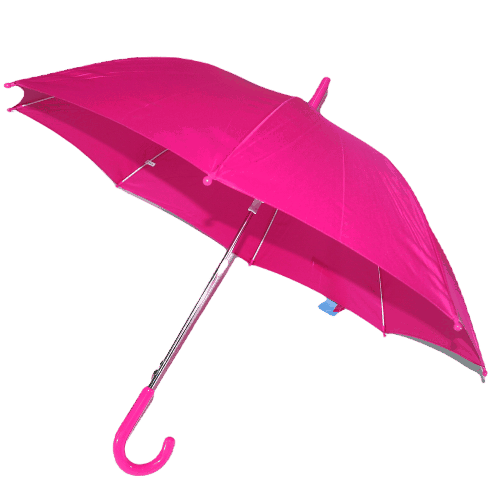 Зонт детский Dolphin 213R трость автомат, розовый