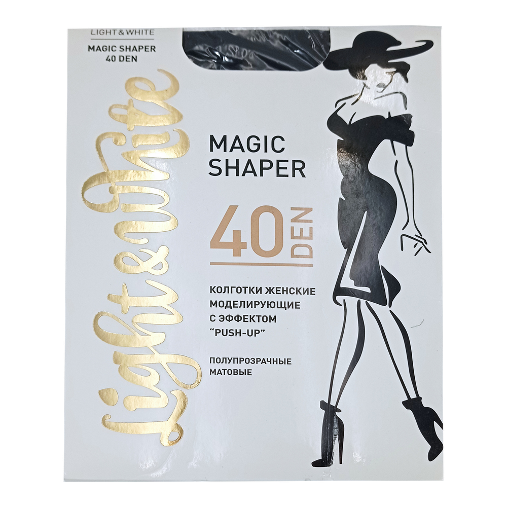 Колготки женские "ight&White", Magic Shaper 40, nero 3