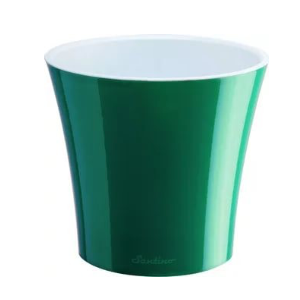 Горшок "Apte", 5 л. малахит-белый