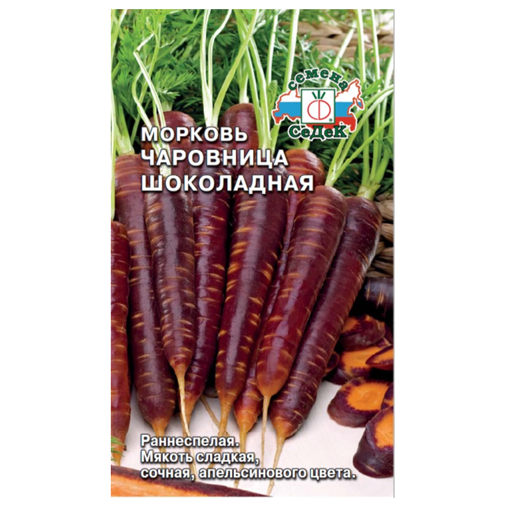 Морковь "Чаровница Шоколадная", Седек