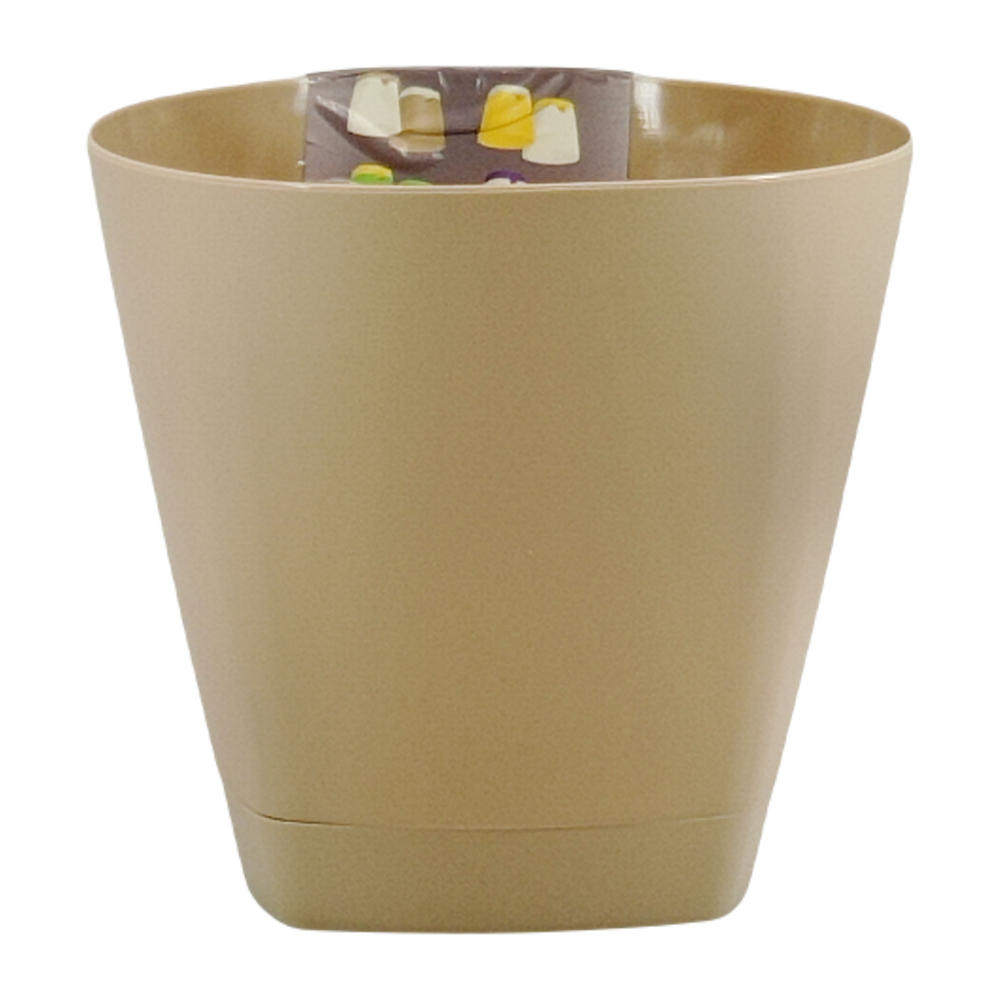 Горшок для цветов "Amsterdam", молочный шоколад, 1,35 л