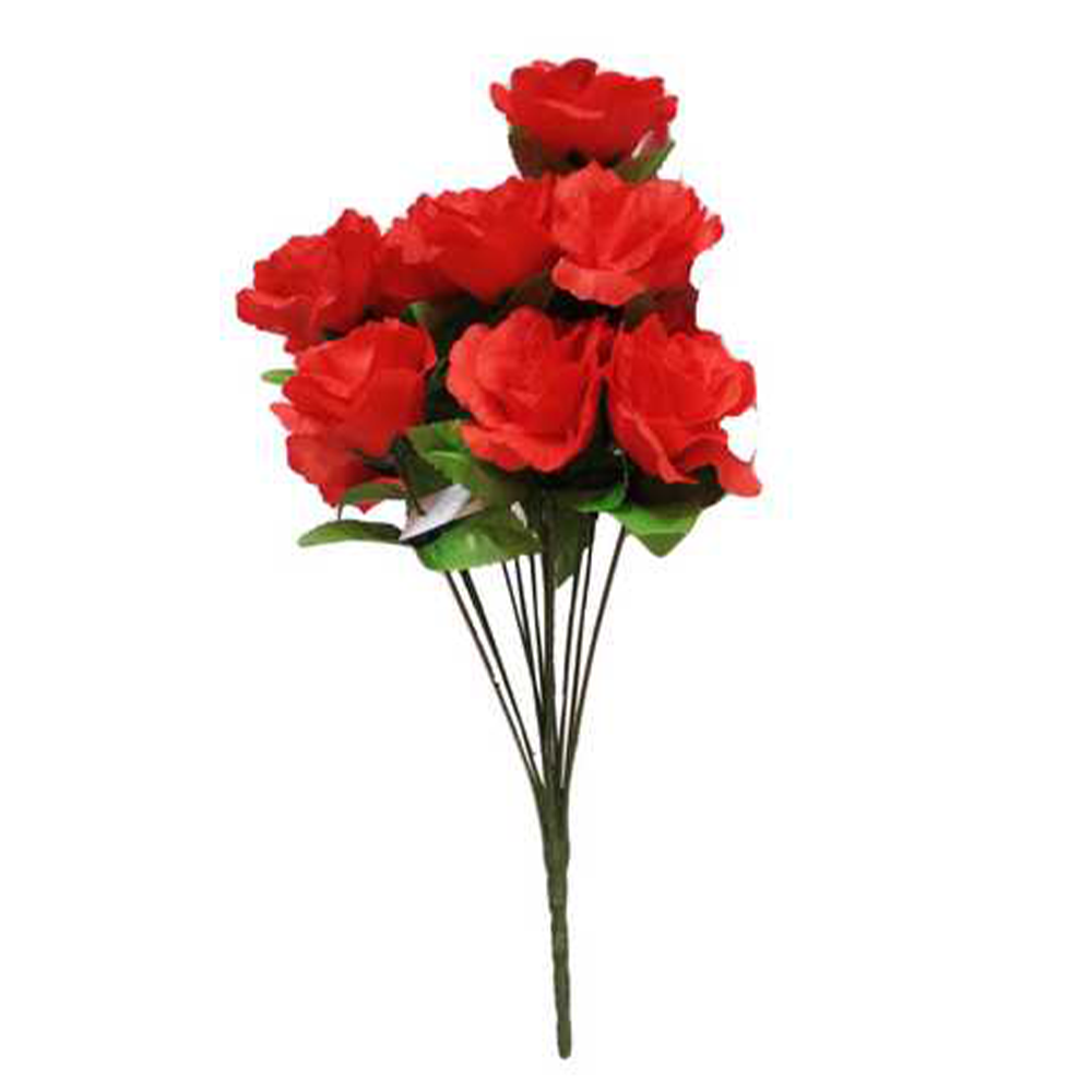 Цветок искусственная "Роза букет", 12 шт, 40 см, MC-1904009