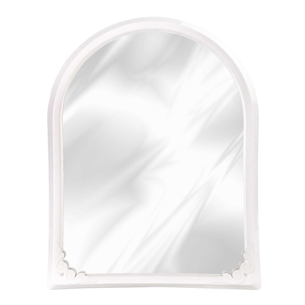 Зеркало в рамке, белое, 495 х 390 мм, М7405