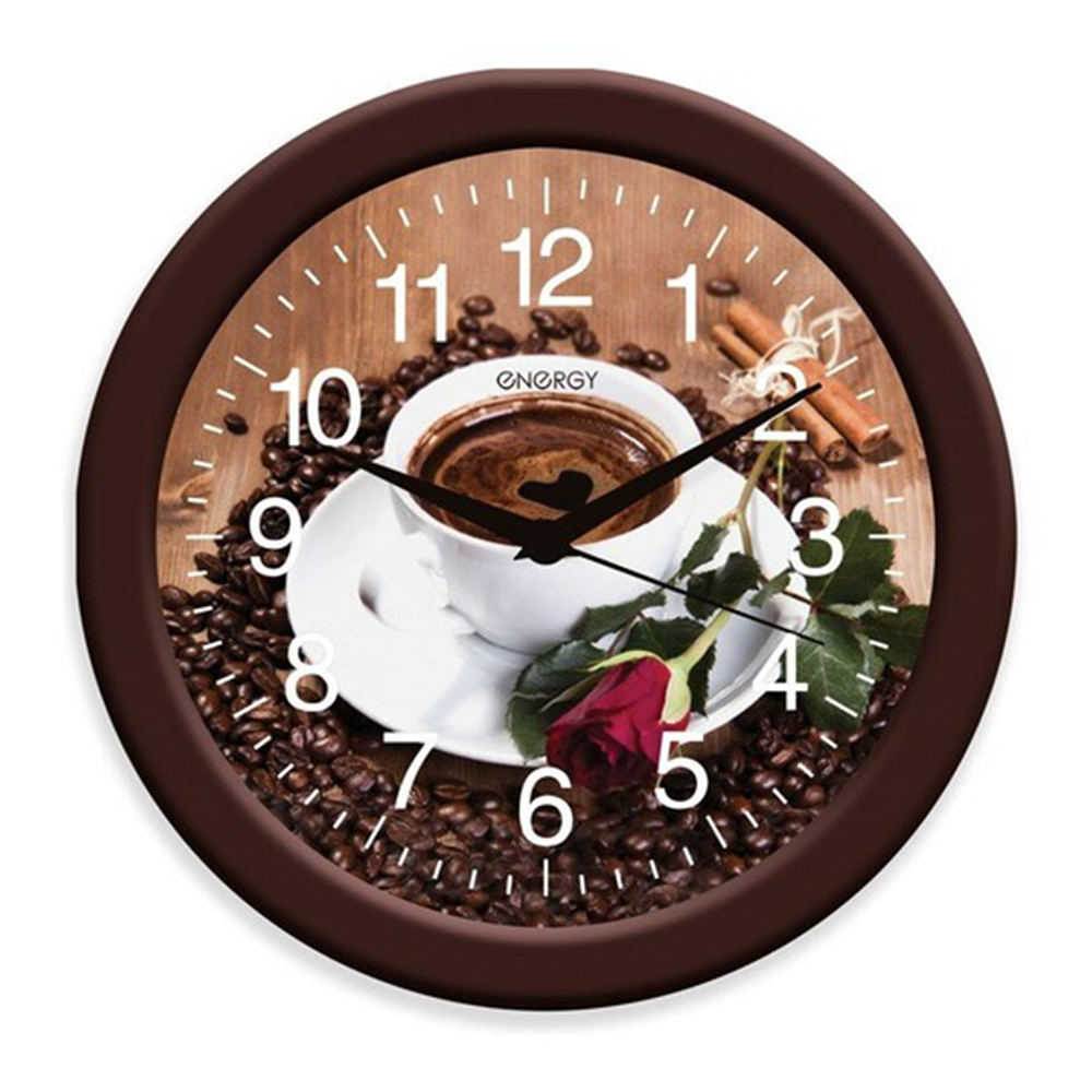Часы настенные "Energy", Кофе, ЕС-101