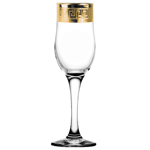 Набор бокалов для шампанского 6 шт, Версаче голд TAV91-160