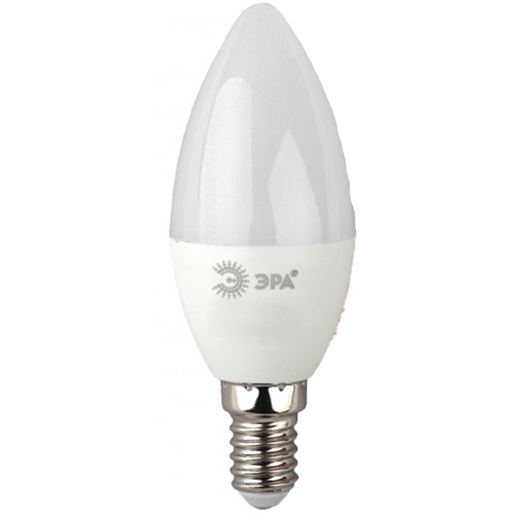 Светодиодная экономичная лампа "ЭРА", 230 В, 7 Вт, E14 (теплыйсвет)