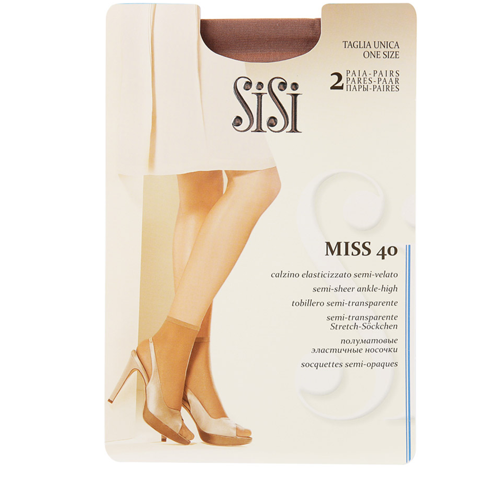 Носки женские "Sisi miss", 40 den, 2 пары, diano