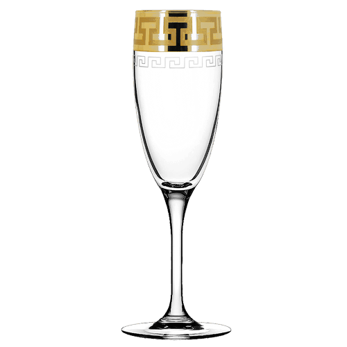 Набор бокалов для шампанского 6 шт, Греческий узор EAV03-1687