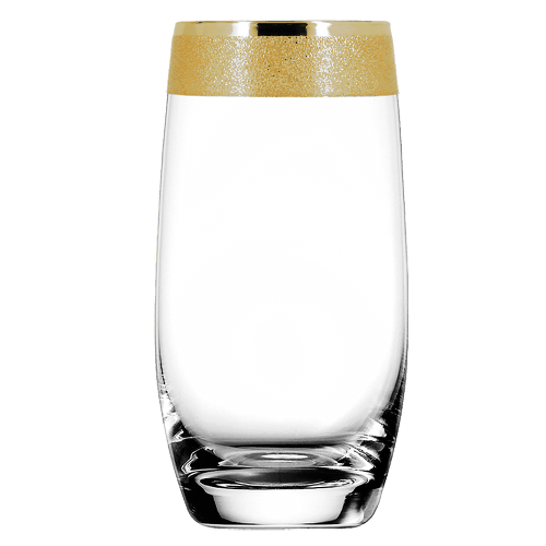 Набор стаканов для коктейля 6 шт, Золотой карат KAV22-809/S