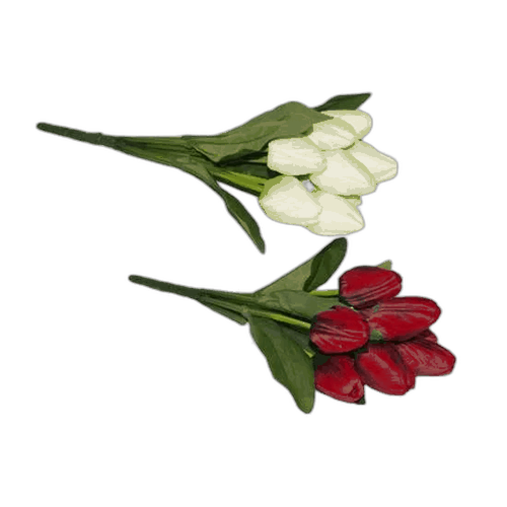 Цветок декоративный "Тюльпан", 9 цветов, 40 см, mc-1904025