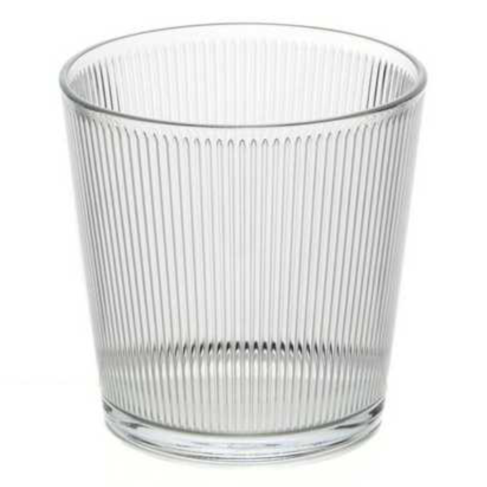 Горшок "Botanica", полосы, 135 мм, стекло