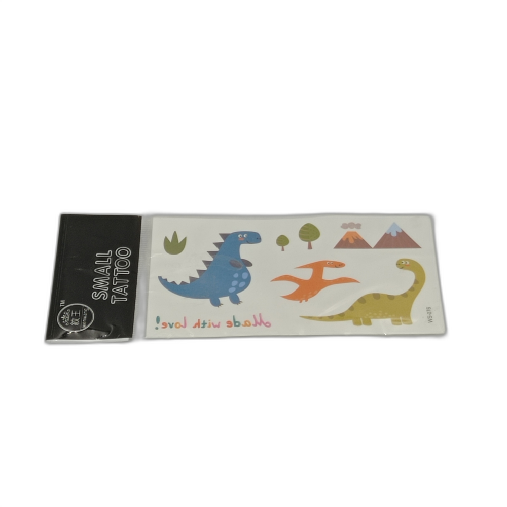 Татуировка - наклейка "Динозаврики", 10,5 х 6 см