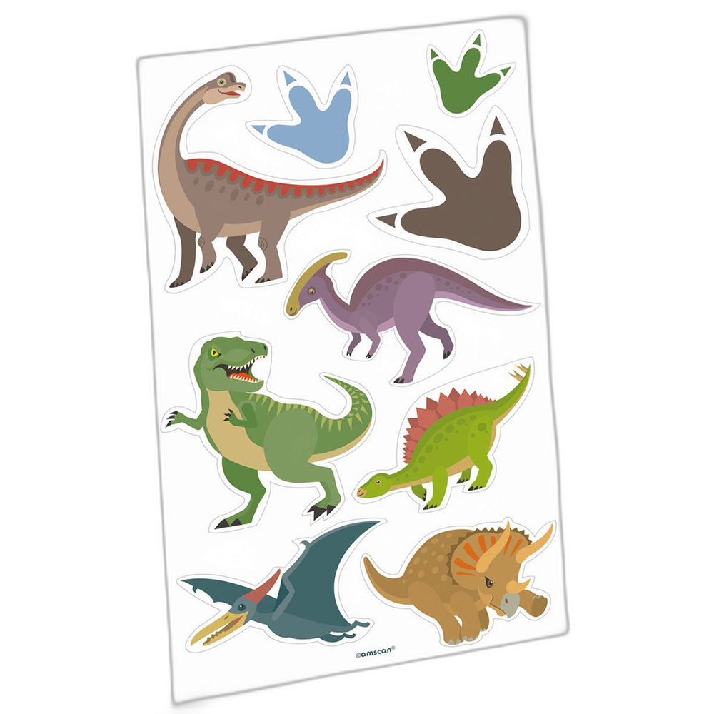 Татуировка - наклейка "Динозаврики", 21 х 17 см
