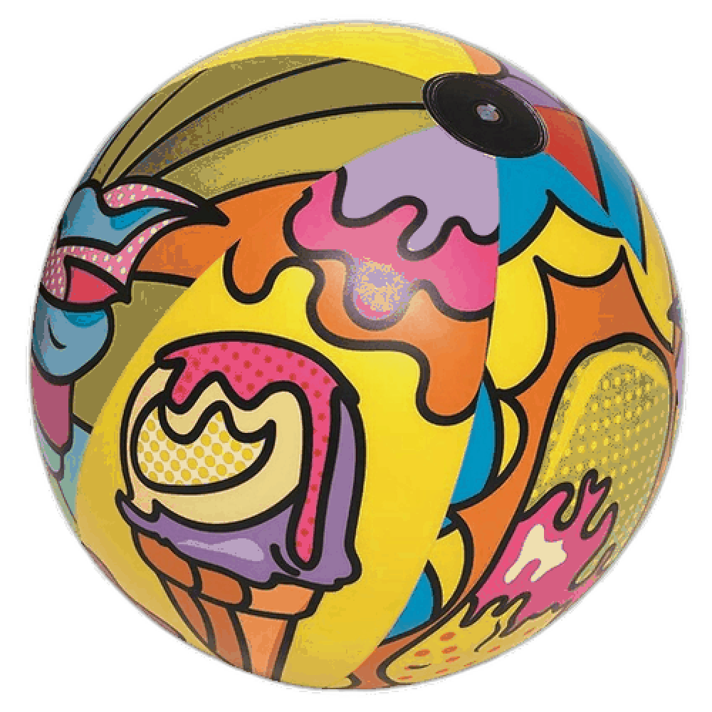 Мяч надувной "Поп-арт", 91 см