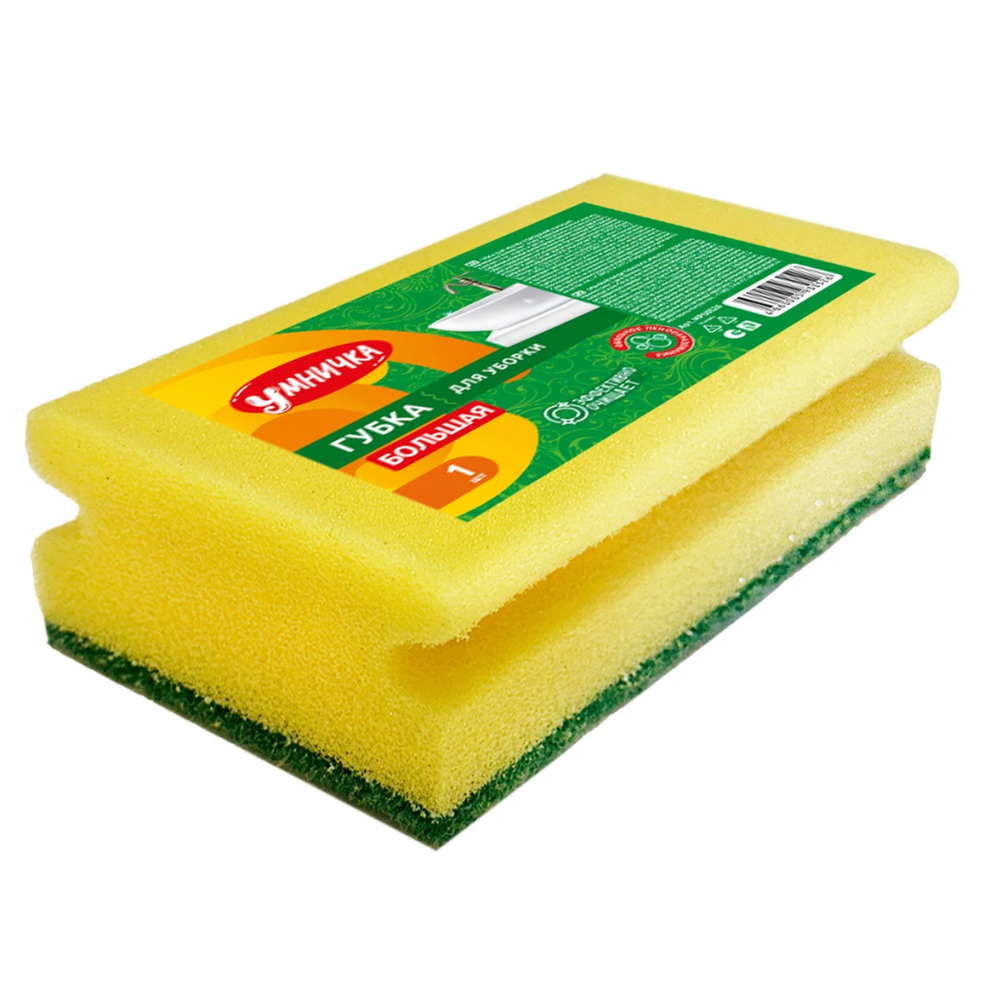 Губка для уборки помещений "Умничка", MPU0526