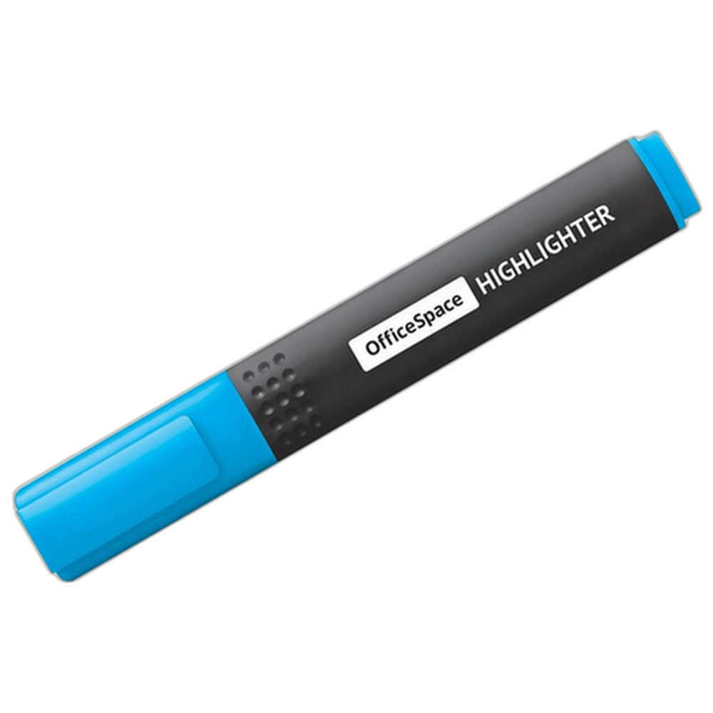Текстовыделитель Спейс, голубой, 1 - 4 мм