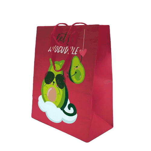 Пакет подарочный "Милый авокадо"