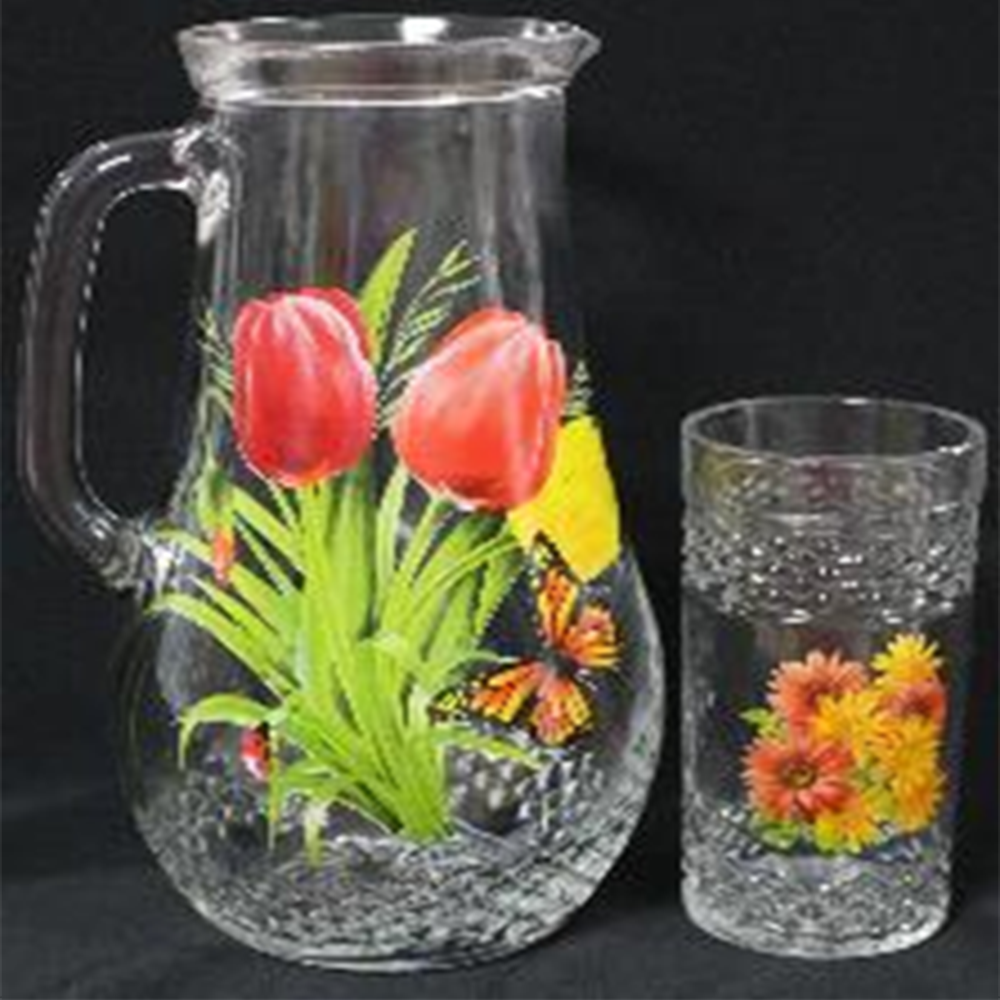 Набор для воды "Крист", 5 предметов, 1500 Крист/Д05/Цветы