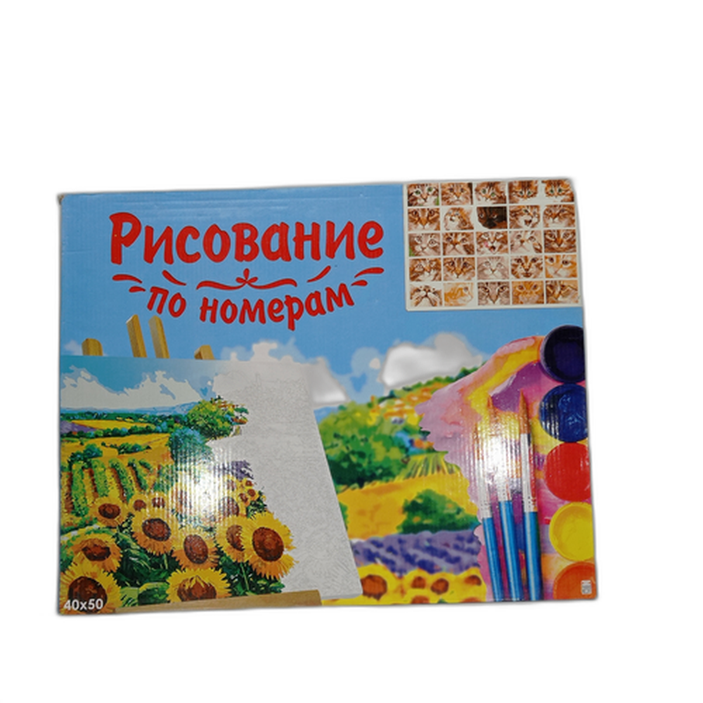 Холст "Коллаж с котятами", 40 х 50 см