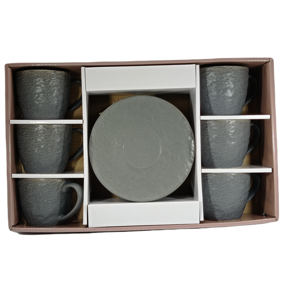 Набор чайный Pietra black, 12 предметов, подарочная упаковка