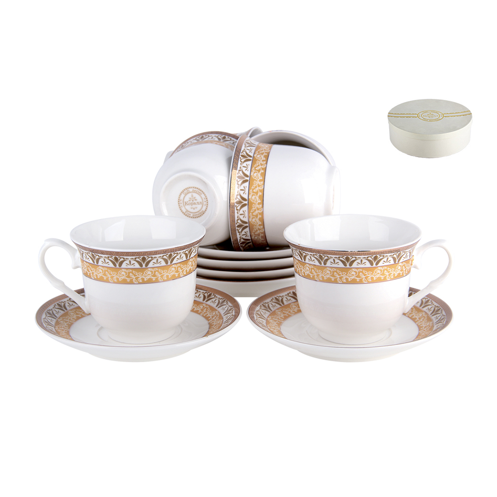 Набор чайный Византия, 12 предметов, подарочная упаковка