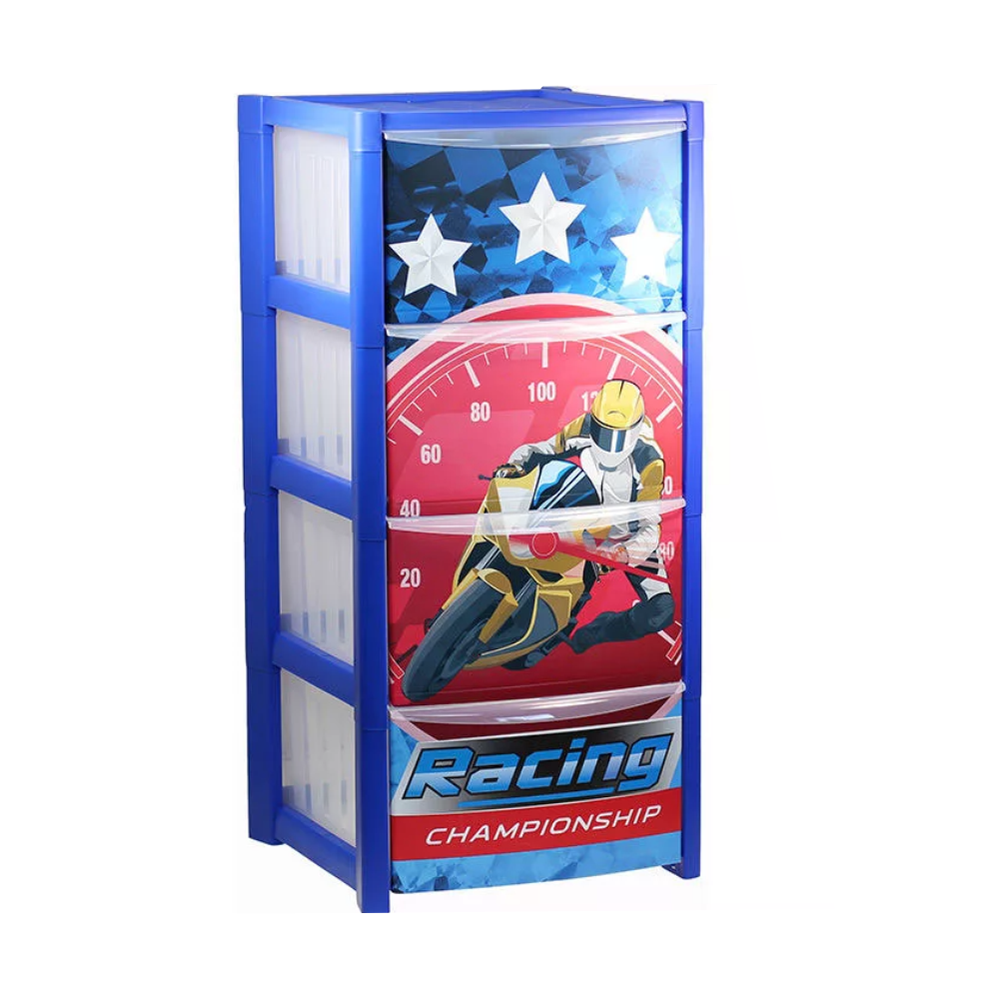 Комод "Деко", 4 секции, гонки, м2792