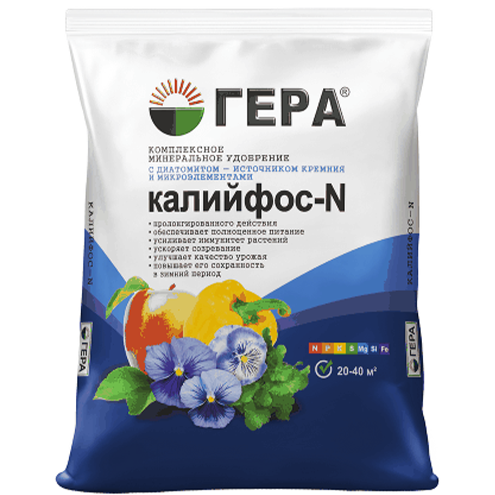 Удобрение "Гера", Калийфос-N, 900 г