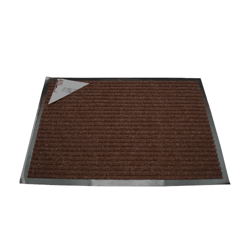 Коврик придверный Флорис, ребристый, коричневый, 400 x 600 мм