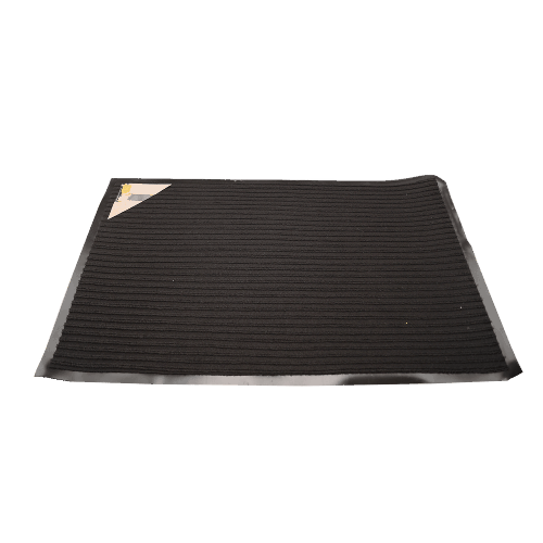Коврик придверный Флорис, ребристый, черный, 500 x 800 мм