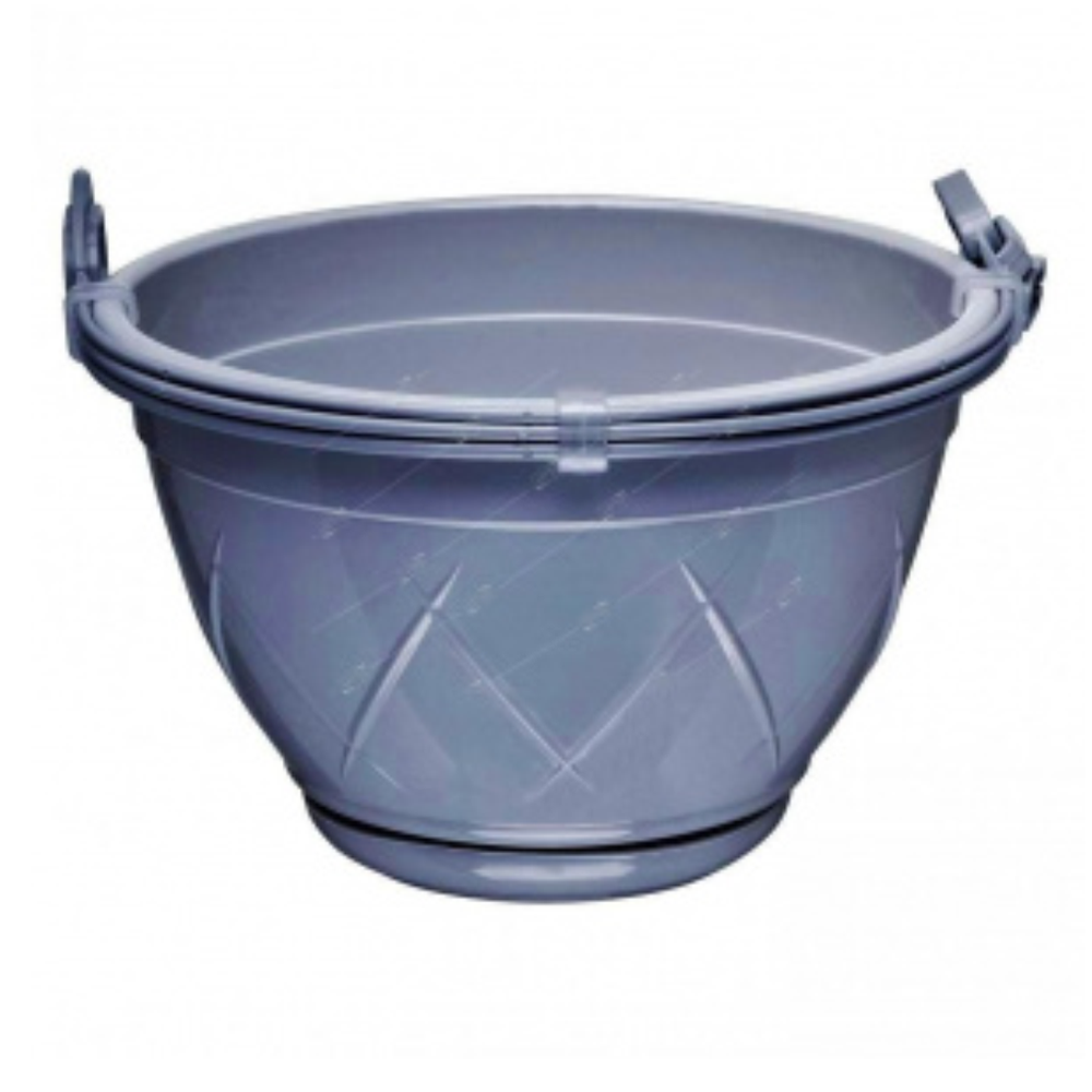 Горшок "Лилия", подвесной, 4 л, дымчатый синий