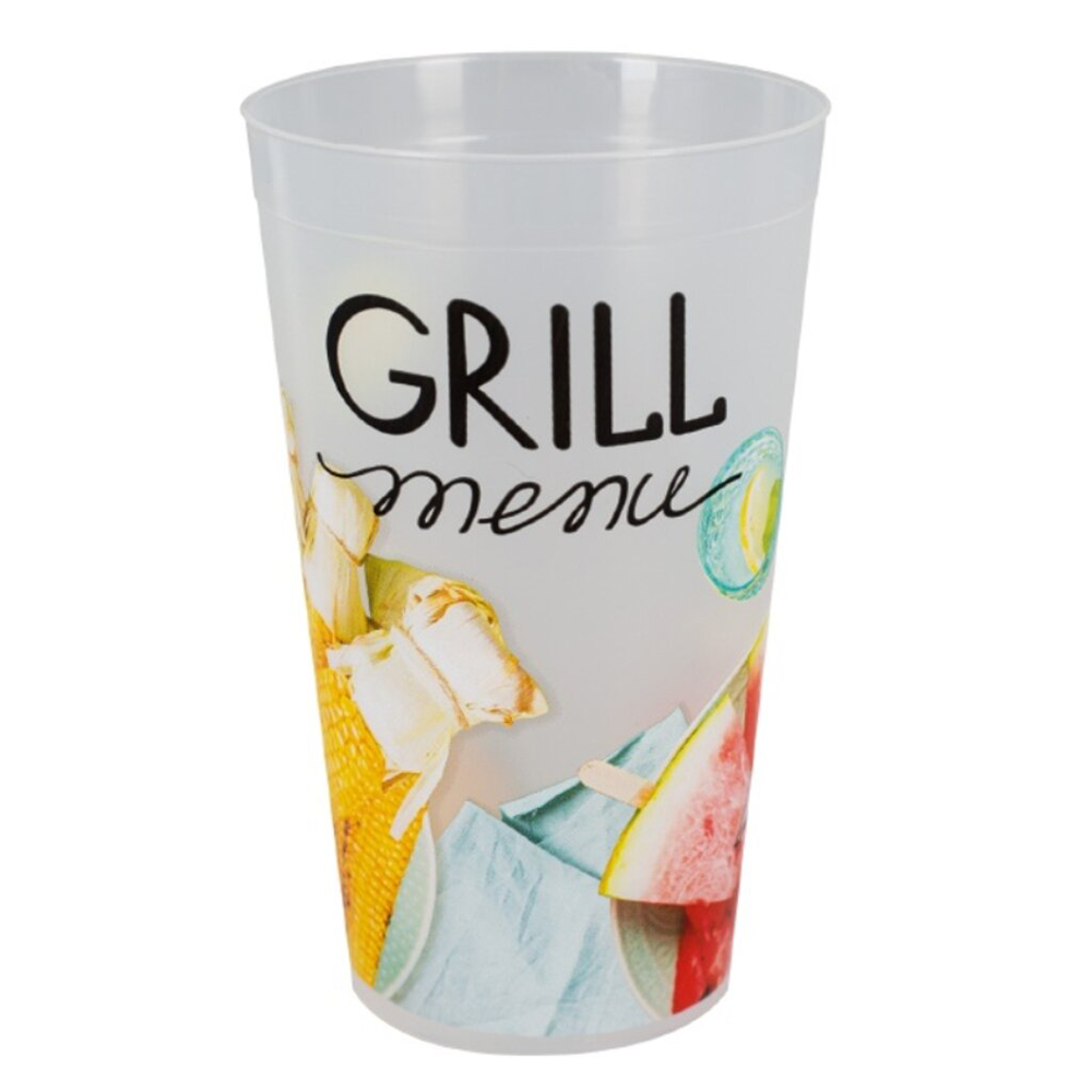 Стакан "Grill menu", 400 мл, 15096