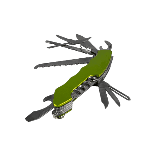 Нож многофункциональный Ecos SR081 зеленый