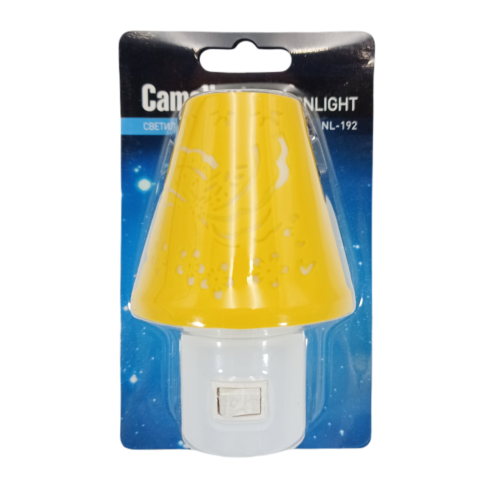 Ночник светодиодный  "Светильник желтый", Camelion NL-192