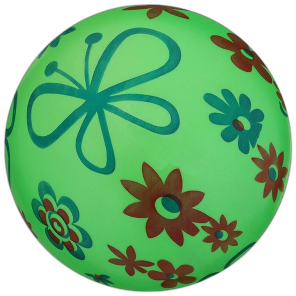 Мяч детский прозрачный "Цветы", an 01076