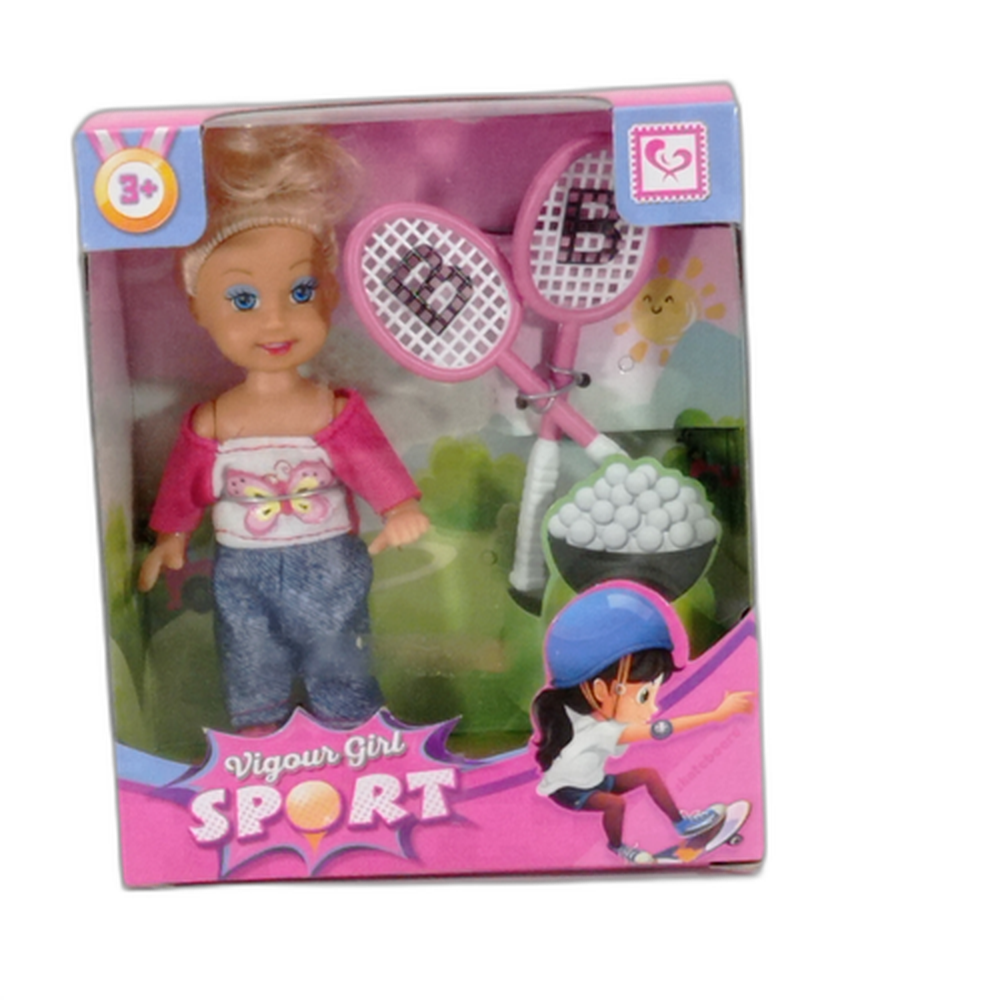Кукла "Марина играет в теннис"