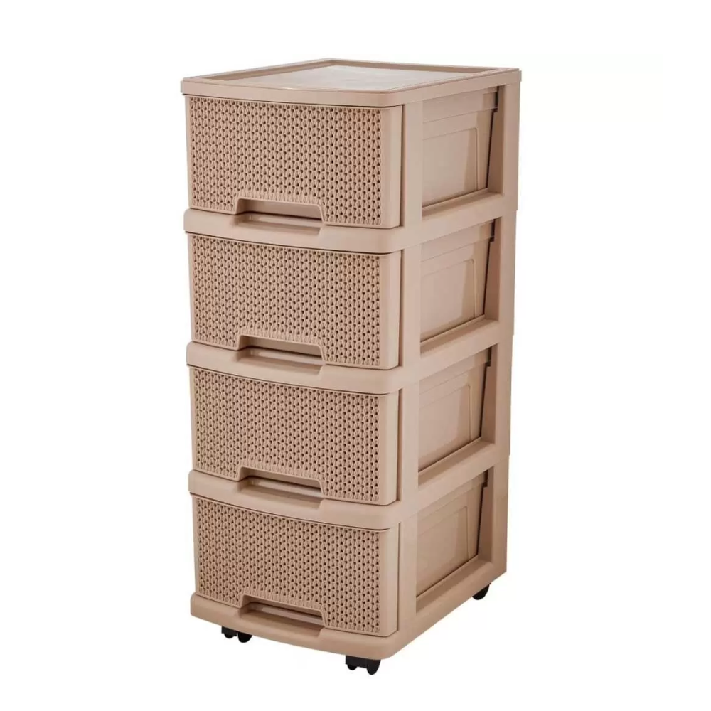 Комод "Ajur", 4 секции, кофейный, bq3796кф