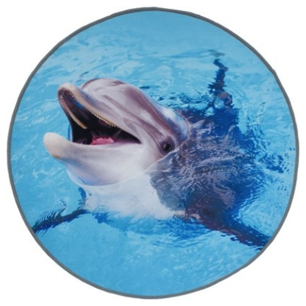 Коврик влаговпитывающий "Дельфин", круглый, 60 см