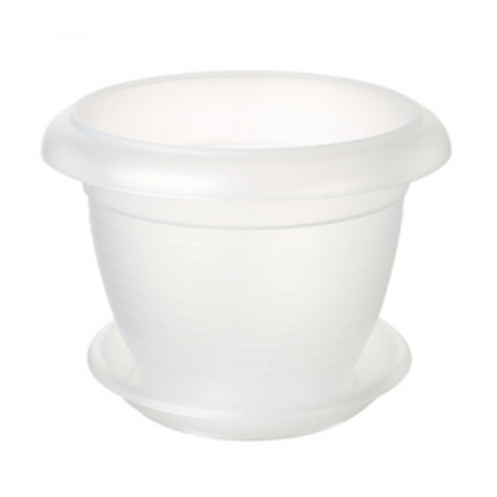 Горшок "Терра", 4 л, прозрачный