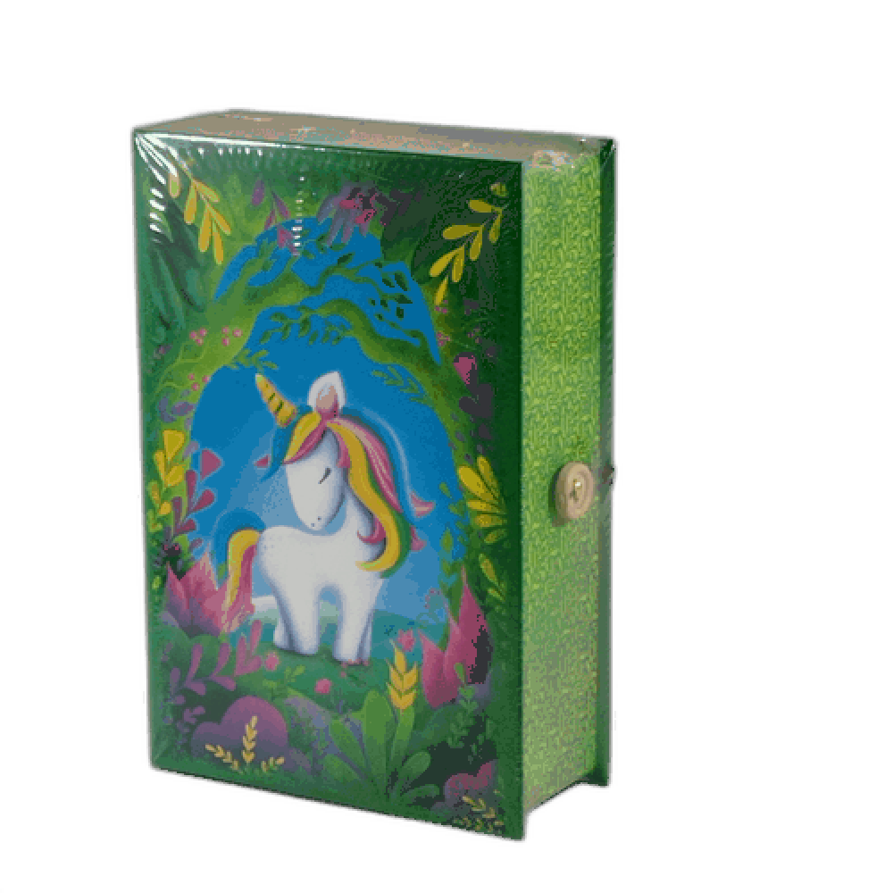 Коробка - книга "Единорог", 120 х 180 х 50 мм