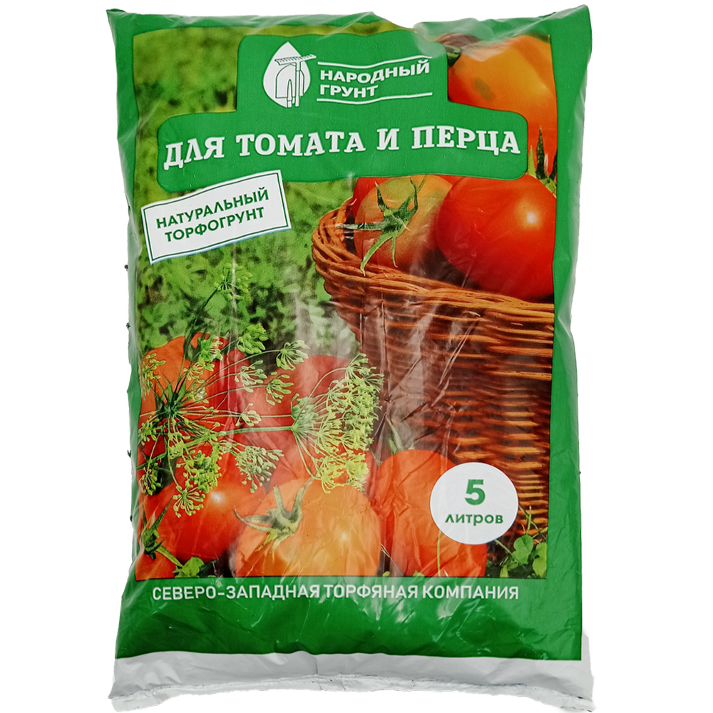 Грунт "Народный", для томата - перца, 5 л, СЗТК