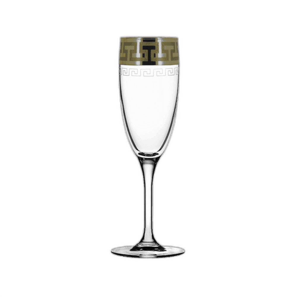 Набор бокалов для шампанского "Греческий узор", 6 шт