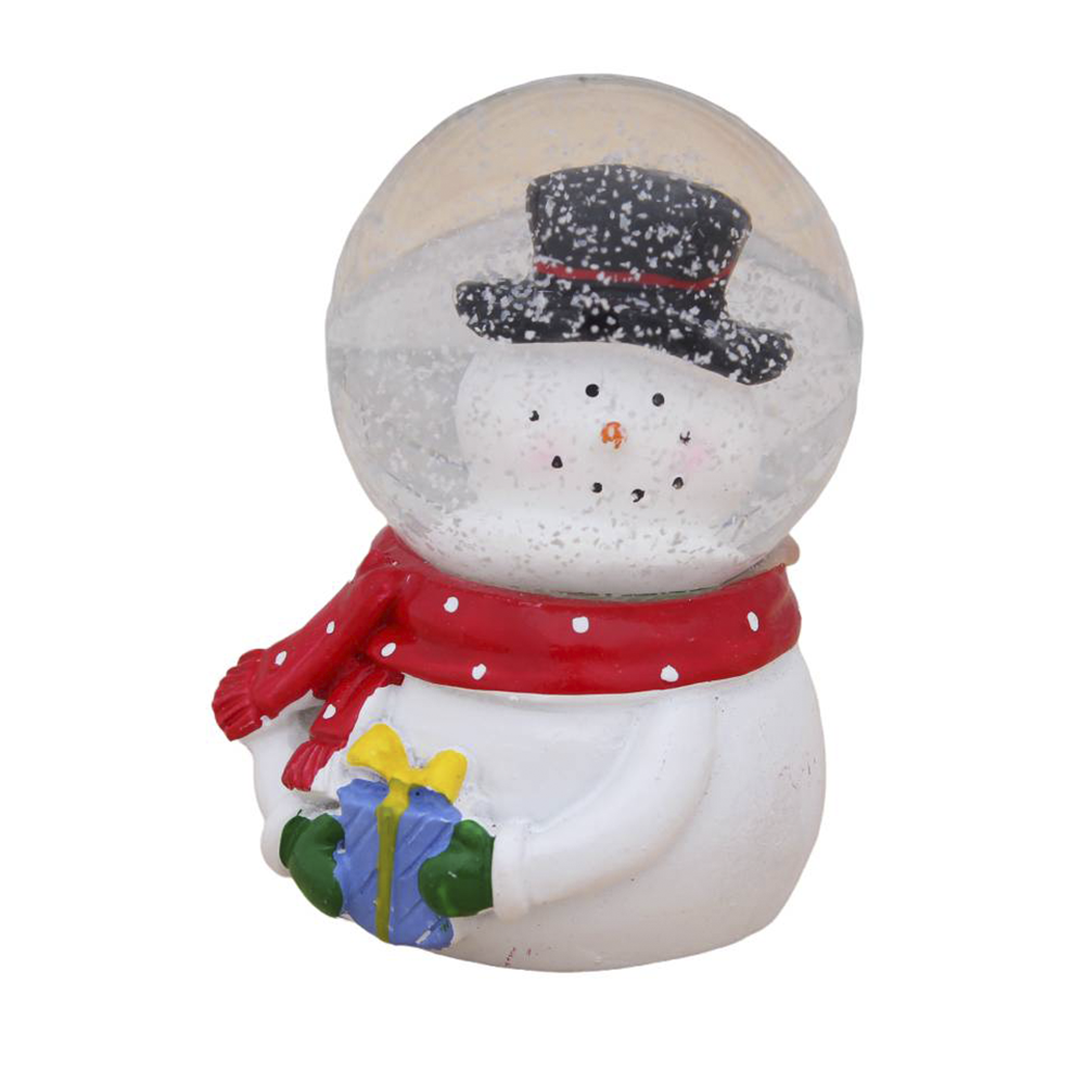 Сувенир Снежный шар "Волшебный снеговик", Т-9874