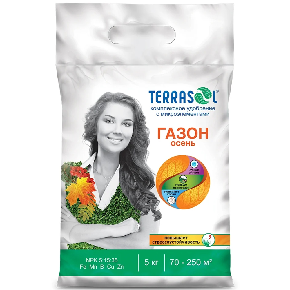 Удобрение "Terrasol", для газона осень, 5 кг