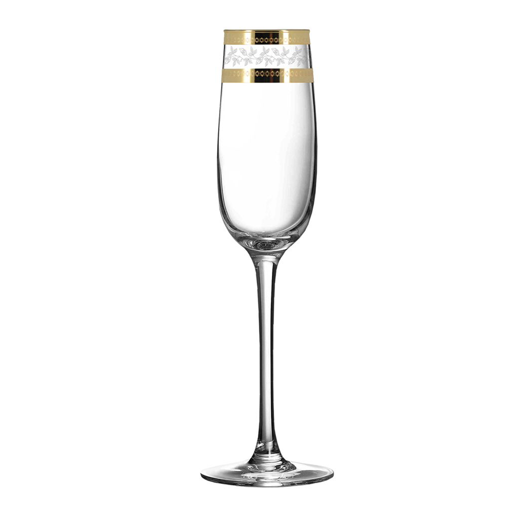 Набор бокалов для шампанского "Лоза", 6 шт, TAV116-6435/S