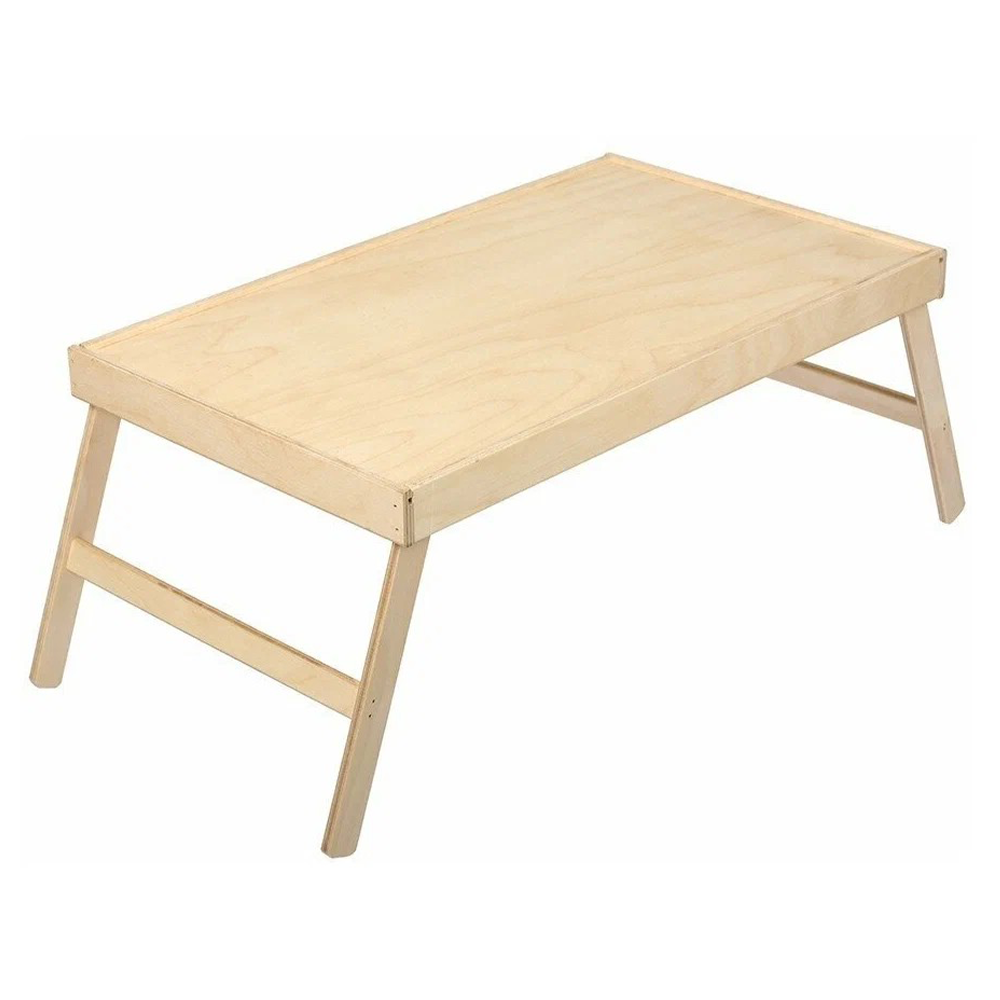 Столик деревянный, сервировочный на ножках, 50 х 30 х 4 см, 17419