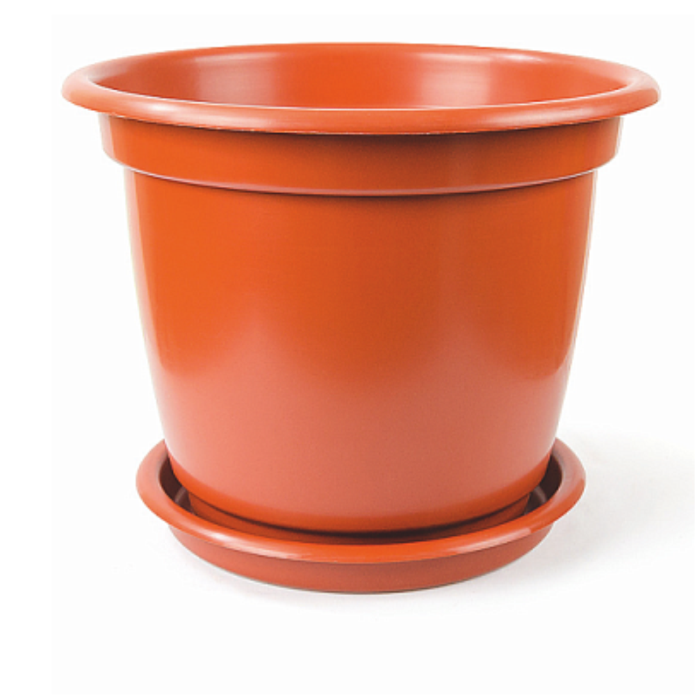 Горшок "Радиан", 12,5 л, коричневый